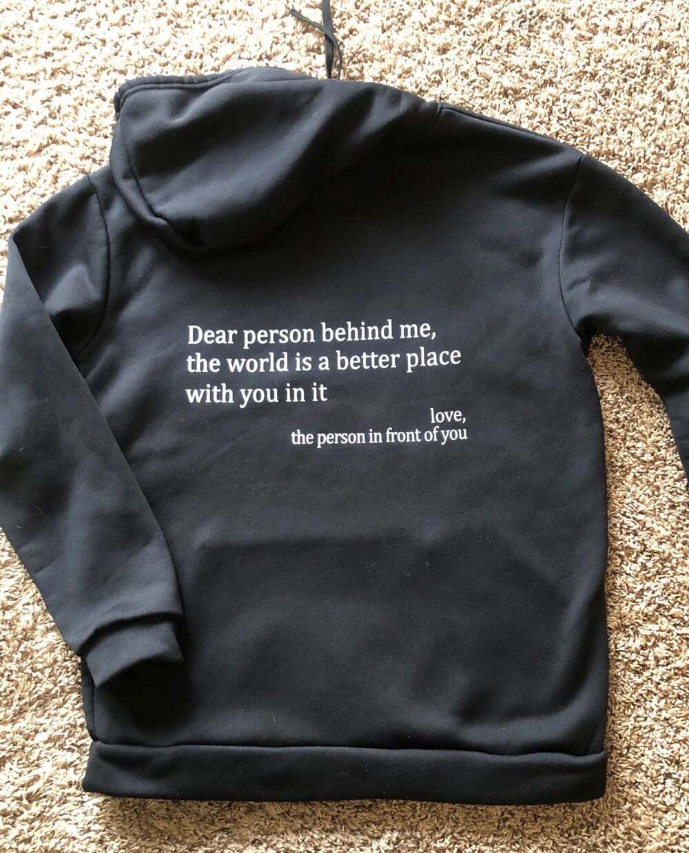You Are Enough Co. "Dear Person Behind Me" Hoodie